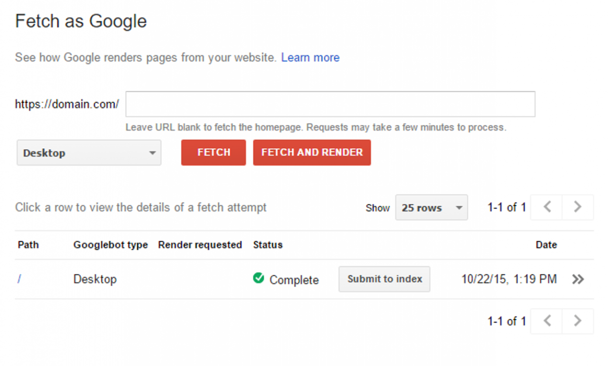fetch as google to comprobate https migration